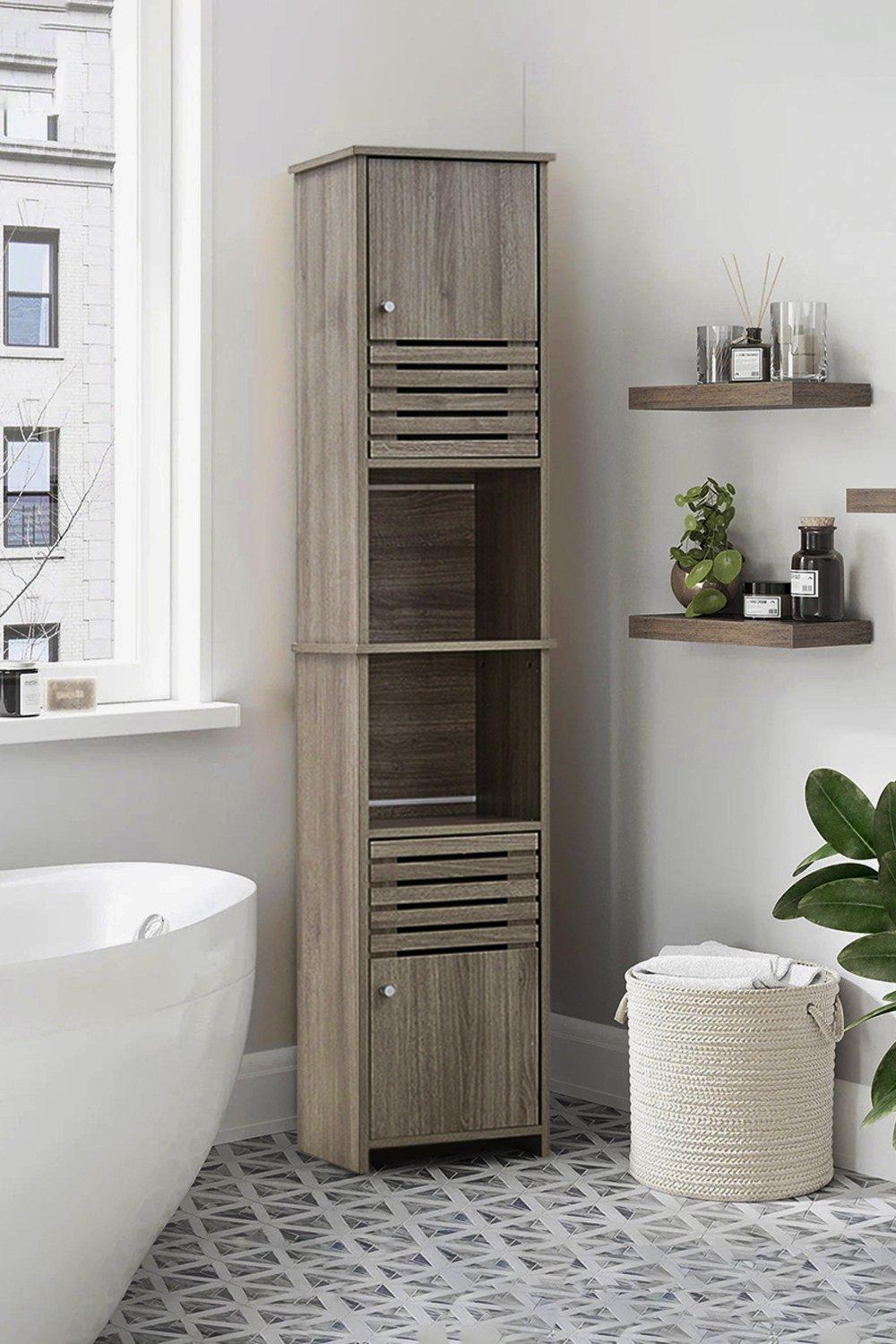 Freestanding Tall Bathroom Storage Cabinet